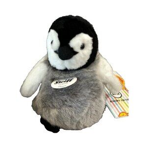 Steiff Flaps Penguin plush soft toy 16cm 6 inch German Stuffed Animal 057144 New